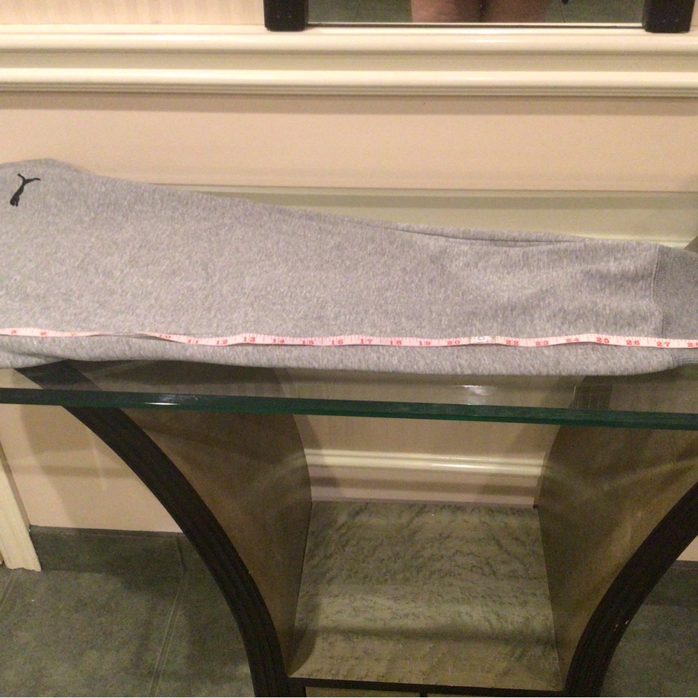 Puma Men’s Heather Gray Joggers - Picture 4 of 6